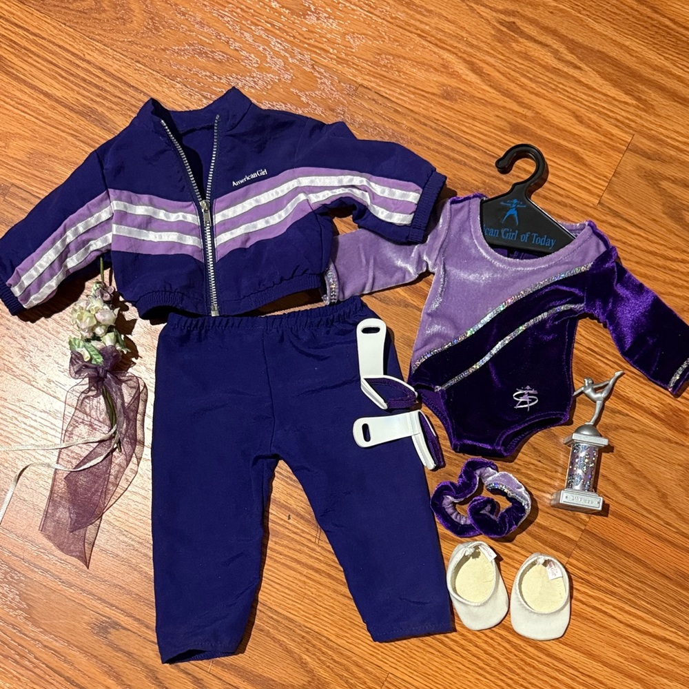 American Girl Gymnastics Outfit Set